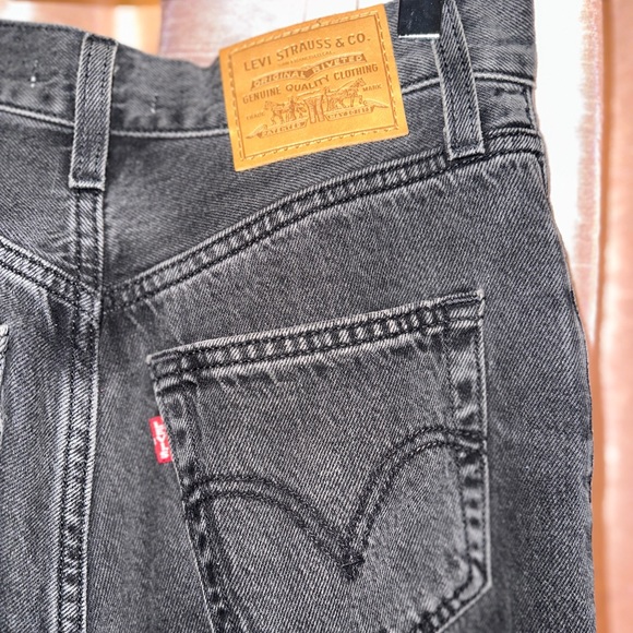 HIGH LOOSE TAPER FIT WOMEN'S JEANS-24-
Black/Dark grey - Picture 3 of 8